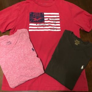 Lots of 3 Boy’s Polo Ralph Lauren Shirts